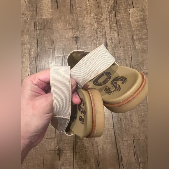 Sorel Ella Rose Gold Metallic Leather Slingback Slip On Mule Leather Waterproof - Picture 7 of 8